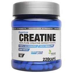 Creatine 200Mesh 220CAPS. (Quamtrax)