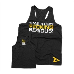 STRINGER - CAMISETA DE TIRANTES ABIERTA - "TIME TO GET F*CKING SERIOUS!" - (Dedicated)