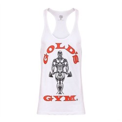 STRINGER JOE PREMIUM - CAMISETA DE TIRANTES BLANCO - - (Gold's Gym)