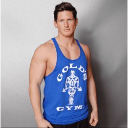 STRINGER  JOE PREMIUM - CAMISETA DE TIRANTES AZUL ROYAL (GOLD´S GYM) - (Gold's Gym)