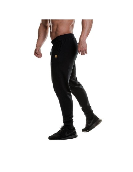 FITTED JOGGER PANT - PANTALÓN DE DEPORTE LARGO HOMBRE COLOR NEGRO (GOLD´S GYMD - (Gold's Gym)