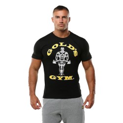 CAMISETA MUSCLE JOE HOMBRE COLOR NEGRO (GOLD´S GYM) - (Gold's Gym)