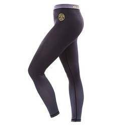Leggin Ladies Long Gym Negro / Gris (Gold's Gym)