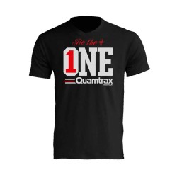 CAMISETA ONE CUELLO REDONDO NEGRA - (Quamtrax)