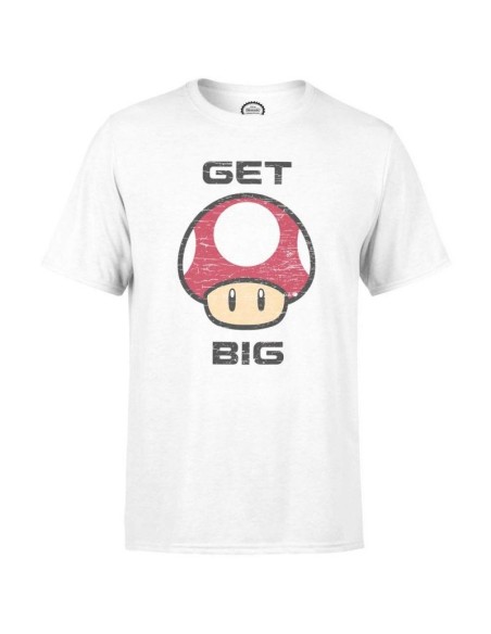 CAMISETA OFICIAL NINTENDO SPORT "GET BIG" BLANCA - ()