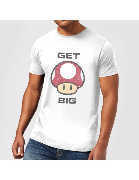 CAMISETA OFICIAL NINTENDO SPORT "GET BIG" BLANCA - ()