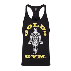 STRINGER  JOE PREMIUM CAMISETA DE TIRANTES NEGRO (GOLD´S GYM) - (Gold's Gym)
