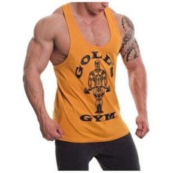 STRINGER  JOE PREMIUM CAMISETA DE TIRANTES GOLD COLOR (GOLD´S GYM) - (Gold's Gym)