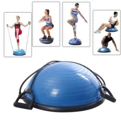 BOSU BALANCE TRAINER 60CM + TENSORES + INFLADOR (AEMA SPORT) - (AemaSport)