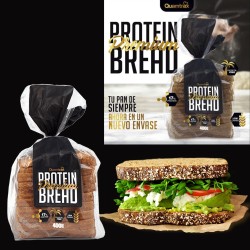 PROTEIN BREAD PAN PROTEICO CON SEMILLAS 400G - (Quamtrax) 2