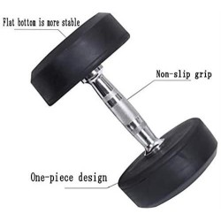 PAR DE MANCUERNAS REDONDAS 10KG (Material Deportivo)