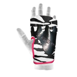 GUANTE PARA ENTRENAMIENTO MUJER NEGRO/BLANCO/ROSA (CHIBA) 2