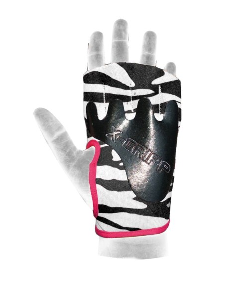 GUANTE PARA ENTRENAMIENTO MUJER NEGRO/BLANCO/ROSA (CHIBA)