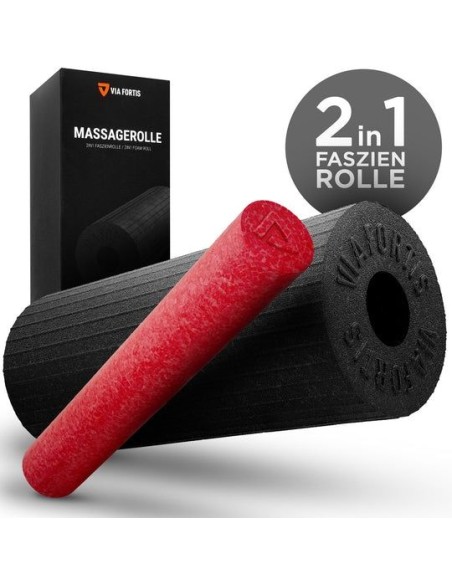 MASSAGEROLLE 2 EN 1 RODILLOS PARA MASAJE (VIA FORTIS)