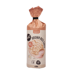 Brown Rice Cakes With Himalayan Salt 120G (Quamtrax)