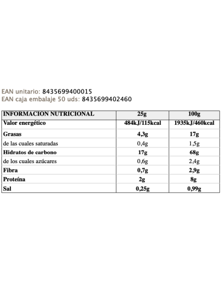 Brown Rice Chips 25G (Quamtrax)