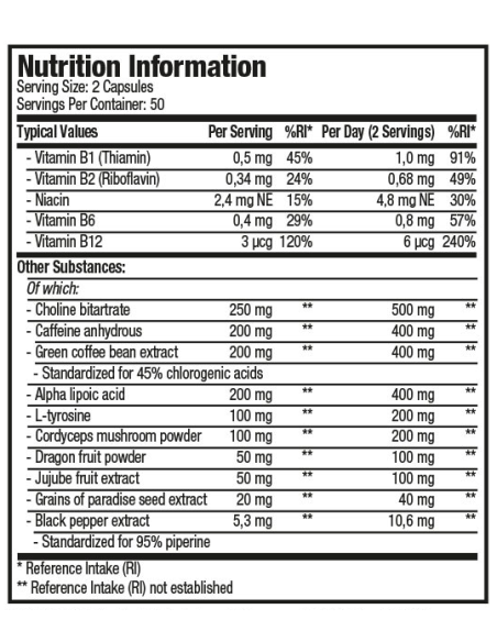 Hydroxycut Hardcore Super Elite 100CAPS (Muscletech)