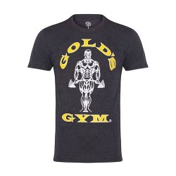 Camiseta Muscle Joe Hombre Charcoal Marl (Gold´s Gym)