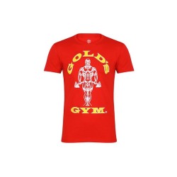 Camiseta Muscle Joe Hombre Roja (Gold´s Gym)