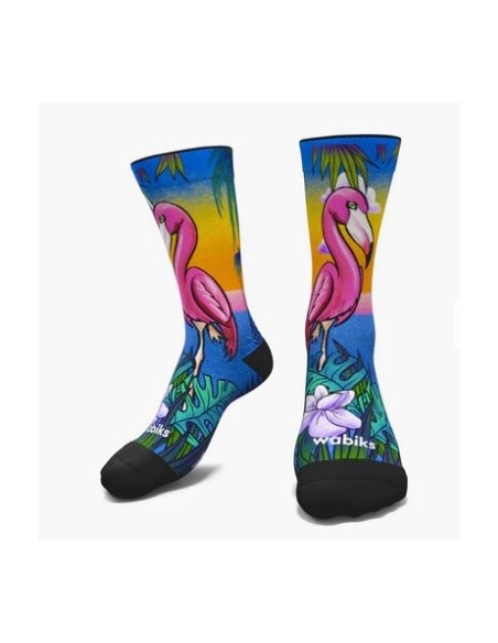 Calcetines Deportivos Flamingos  (Wabiks)