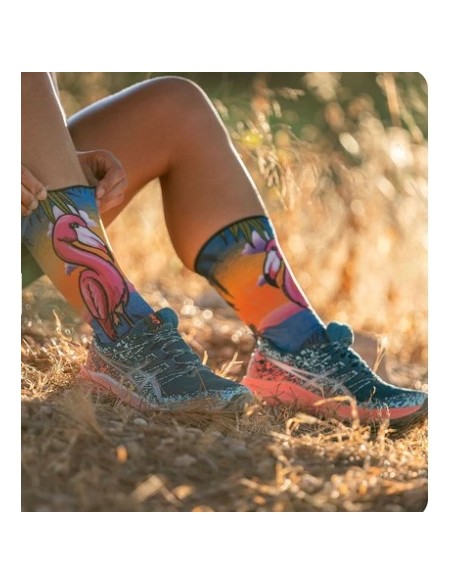 Calcetines Deportivos Flamingos  (Wabiks)