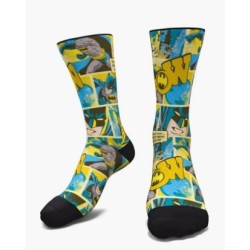 Calcetines Deportivos Bat Comic (Wabiks)
