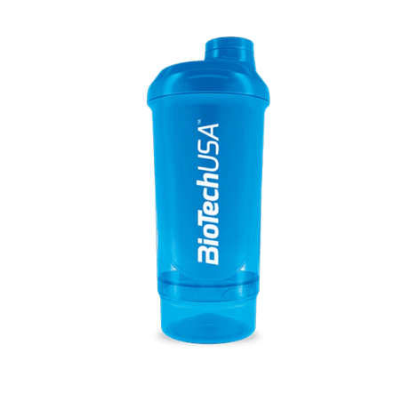 Shaker Mezclador Wave+ Compact 500m + 150ml 2 Compartimentos (BioTechUSA)