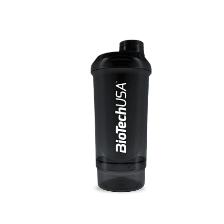 Shaker Mezclador Wave+ Compact 500m + 150ml 2 Compartimentos (BioTechUSA)
