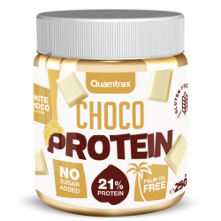 Choco Protein White Choco 250G - (Quamtrax)