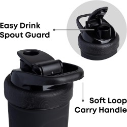 Shaker Mezclador Acero Inoxidable Harley Quinn 900ML (Smartshake) 2