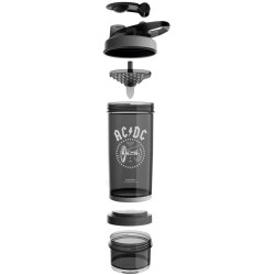 Shaker Mezclador 2 Compartimentos AC/DC 750ML+100ML (SmartShake) 2