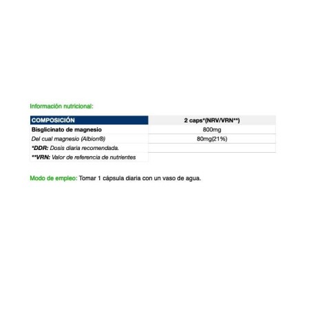 Chelate Magnesium (Quelato de Magnesio) 90VEGGIE CAPS. (Quamtrax)